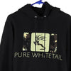 Vintage black Pure Whitetail Champion Hoodie - mens small