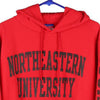 Vintage red Northeastern University Champion Hoodie - mens small