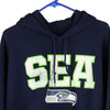 Vintagenavy Seattle Seahawks Nfl Hoodie - mens x-large