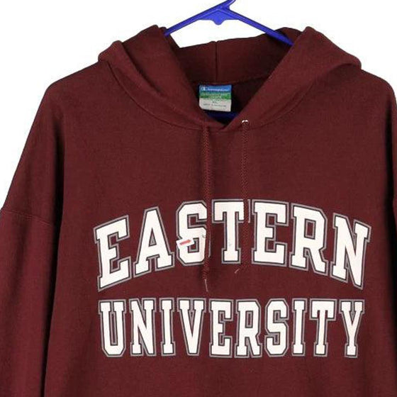 Vintage burgundy Eastern University Champion Hoodie - mens x-large