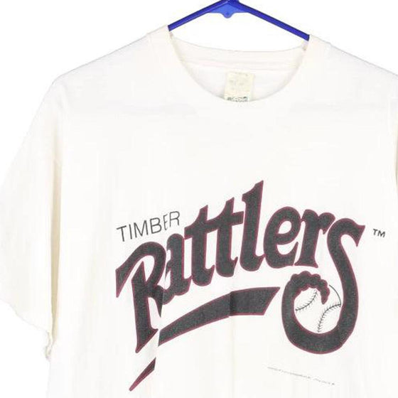 Vintage white Timber Rattlers Screen Stars T-Shirt - mens x-large