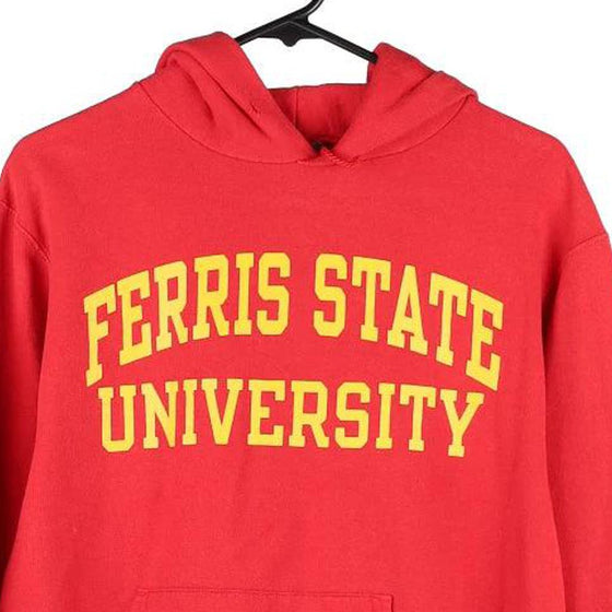 Vintage red Ferris State University Champion Hoodie - mens small