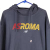 Vintage grey ASROMA New Balance Hoodie - mens x-large