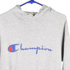 Vintage grey Champion Hoodie - mens large