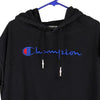 Vintage black Bootleg Champion Hoodie - mens large