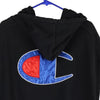 Vintage black Bootleg Champion Hoodie - mens large