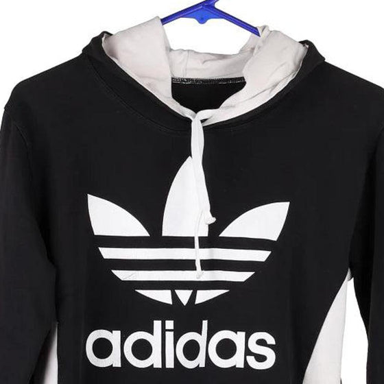 Vintage black Bootleg Adidas Hoodie - womens small