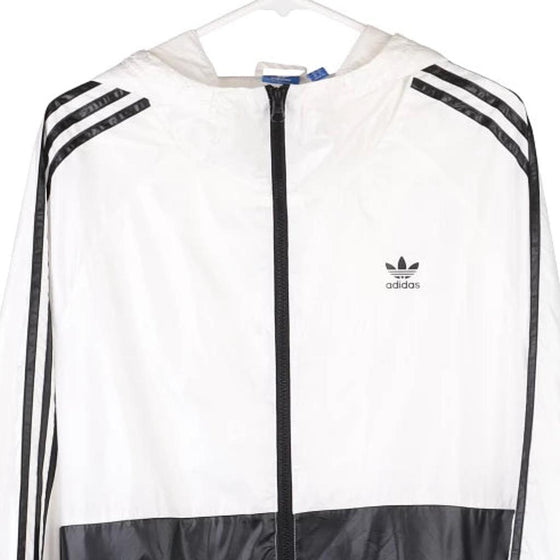 Vintage black & white Adidas Jacket - mens x-large