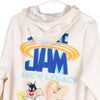 Vintage white Looney Tunes Jacket - mens large