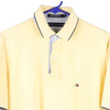 Vintage yellow Tommy Hilfiger Polo Shirt - mens medium