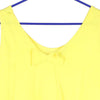 Vintage yellow Petite Blouse Top - womens large