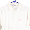 Vintage white Fila Polo Shirt - womens x-large