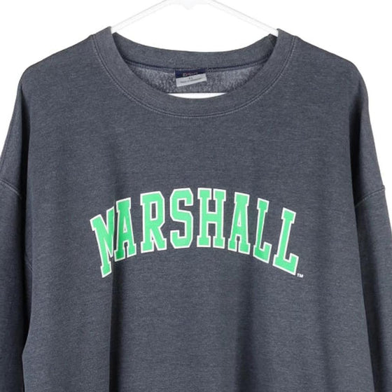 Vintage grey Marshall Mv Sport Sweatshirt - mens x-large