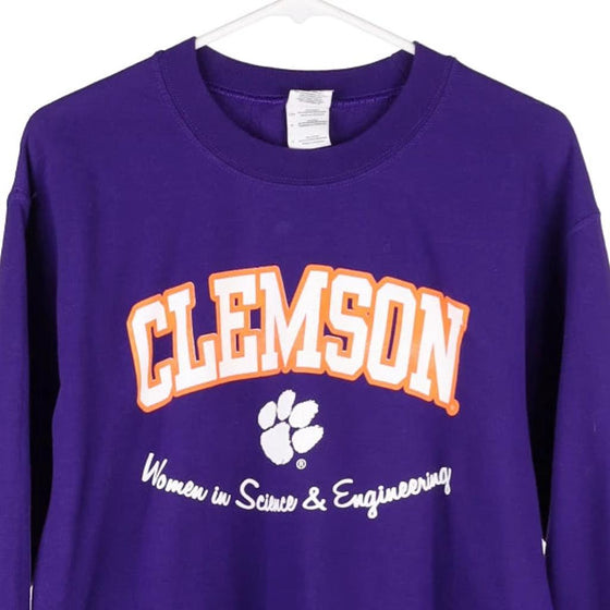 Vintage purple Clemson Gildan Sweatshirt - womens small