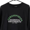 Vintage black Harborfields University Hanes Sweatshirt - mens medium