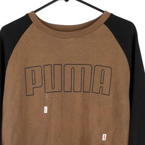 Vintage brown Puma Sweatshirt - mens medium