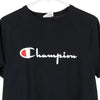 Vintage black Champion T-Shirt - mens large