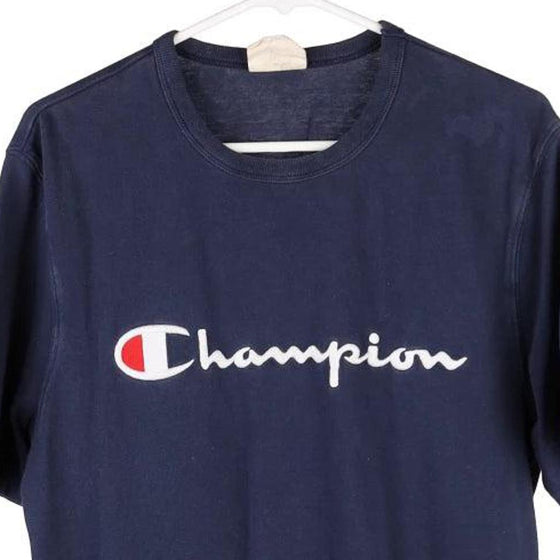 Vintage blue Champion T-Shirt - mens medium