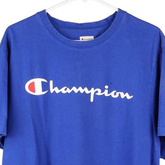 Vintage blue Champion T-Shirt - mens x-large