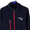 Vintage navy New England Patriots Nfl Fleece - womens medium