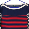 Vintage navy Lauren Ralph Lauren Long Sleeve Top - womens large