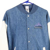 Vintage blue Fort Mcdowell Casino Fruit Of The Loom Varsity Jacket - mens x-large