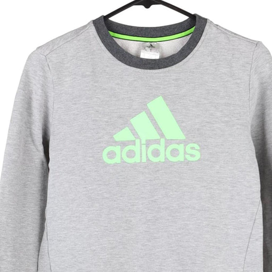 Vintage grey Age 11-12 Adidas Sweatshirt - boys medium