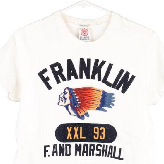 Vintage white Age 18-20 Franklin & Marshall T-Shirt - boys small