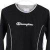 Vintage black Age 13-15 Champion Long Sleeve T-Shirt - boys medium