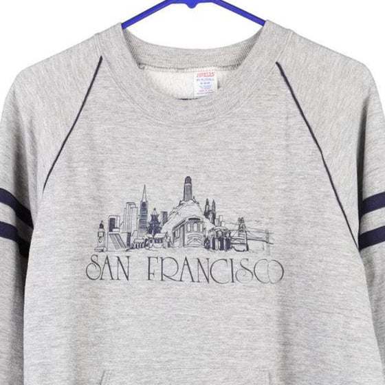 Vintage grey San Fransisco Jerzees Sweatshirt - womens medium