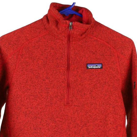 Vintage red Patagonia 1/4 Zip - womens small