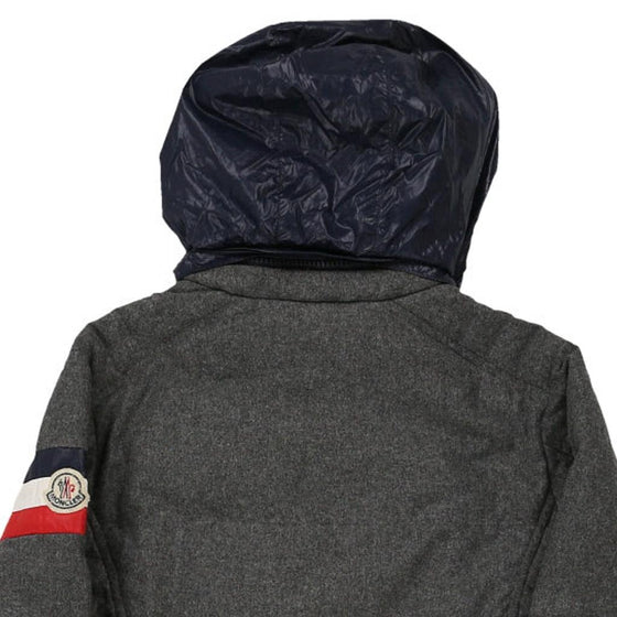 10 Years Moncler Coat - Small Grey Wool Blend