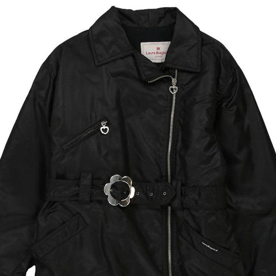 16 Years Laura Biagiotti Coat - Large Black Polyester