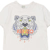 14 - 16 Years Kenzo Graphic T-Shirt - Medium White Cotton