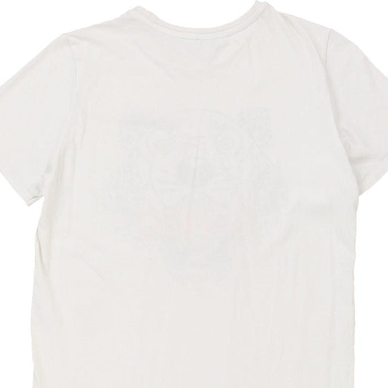 14 - 16 Years Kenzo Graphic T-Shirt - Medium White Cotton