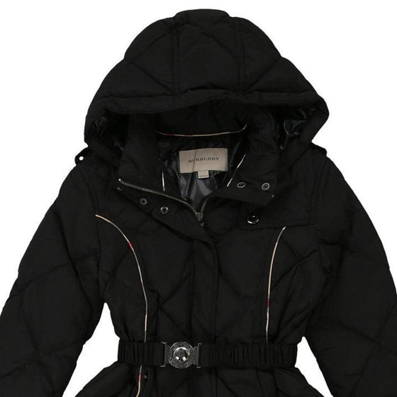 10 Years Burberry Puffer - Small Black Nylon Blend