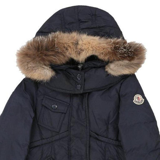 8-10 Years Moncler Coat - Medium Blue Polyester