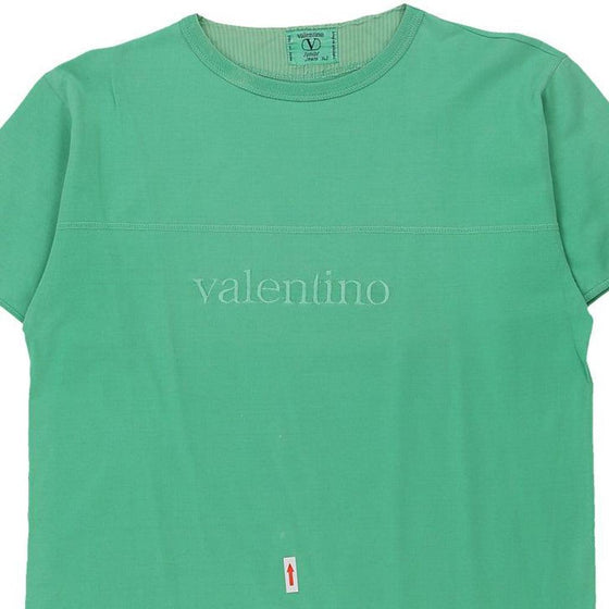 16 Years Valentino Spellout T-Shirt - XL Green Cotton