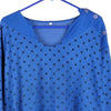 Vintage blue Unbranded Jumper Dress - womens x-large