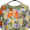 Vintage multicoloured Bazaar Short Sleeve Shirt - womens small