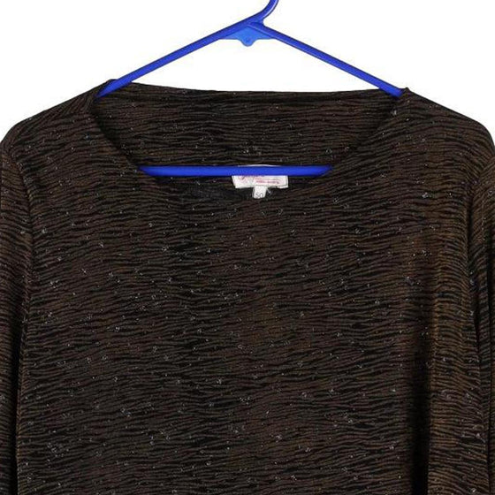 Vintage brown Franfas Long Sleeve Top - womens x-large