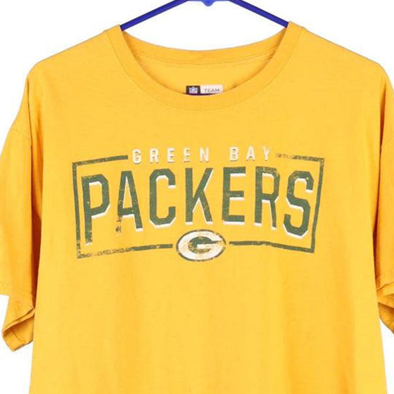 Vintage yellow Green Bay Packers Nfl T-Shirt - womens large