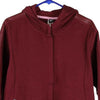 Vintage burgundy Arena Zip Up - womens large