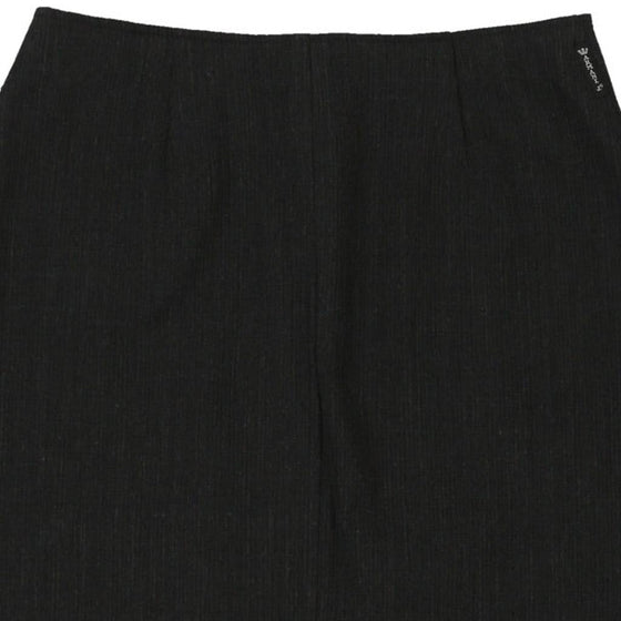 Armani Jeans Mini Skirt - 28W UK 8 Black Wool Blend