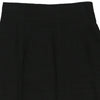 Oliver By Valentino Mini Skirt - 26W UK 6 Black Linen