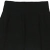 Oliver By Valentino Mini Skirt - 26W UK 6 Black Linen