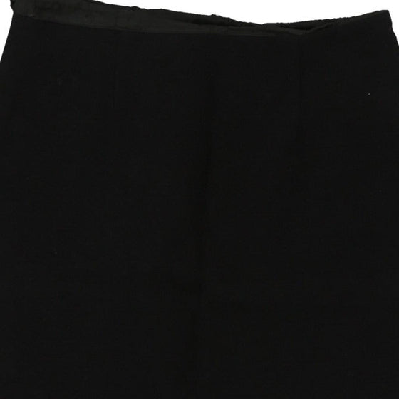 Moschino Mini Skirt - 28W UK 8 Black Angora Blend