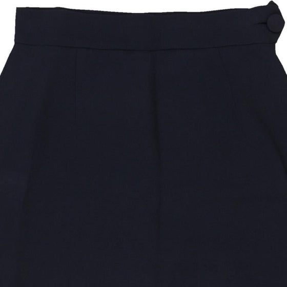 Cheap & Chic Moschino Mini Skirt - 26W UK 6 Navy Viscose Blend