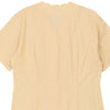 Benetton Blouse - Large Yellow Cotton