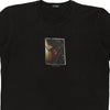 Armani Jeans Graphic T-Shirt - Large Black Cotton